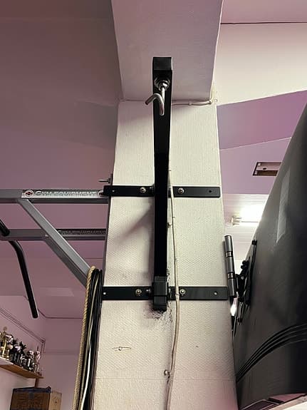 Casall Boxningssäck med väggfäste svart