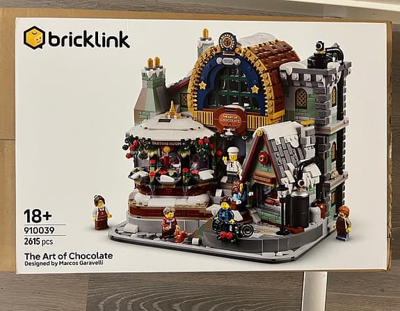 Oöppnad LEGO Bricklink the att of Chocolate byggsats 910039