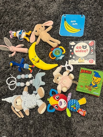 Bamse Barnleksaker Set med musik Mjukdjur och Böcker