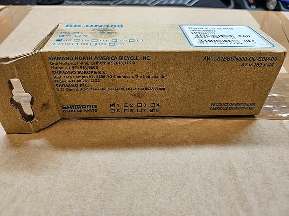 Shimano BB-UN300 68 107mm