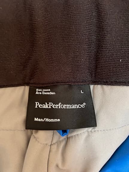 Peak Performance Cirque Q Skidbyxor Herr Blå Storlek L