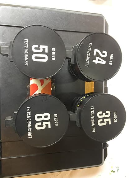 Meike FF Prime Cine – Objektivkit till salu (Sony E)