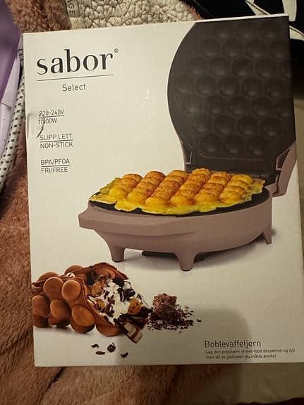 Sabor Select Våffeljärn för bollar