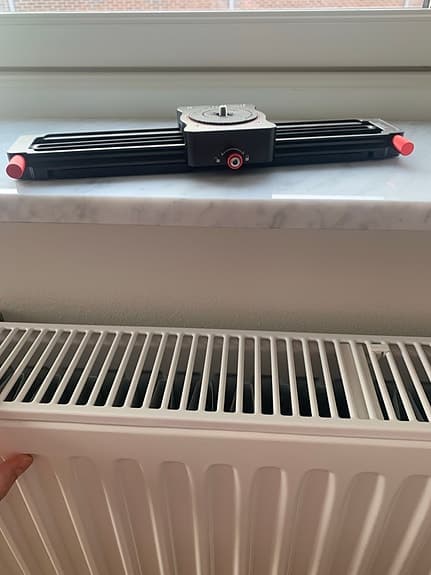 Andoer Kameraslider 27 cm svart aluminium