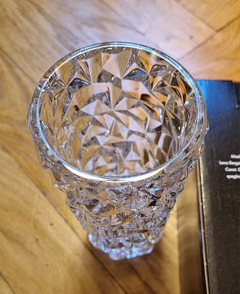 *Ny* Orrefors Carat Kristallvas - Design Lena Bergström - blomvas inredning