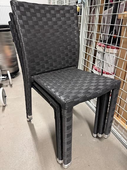 🪑 3 st Brafab stolar – konstrotting