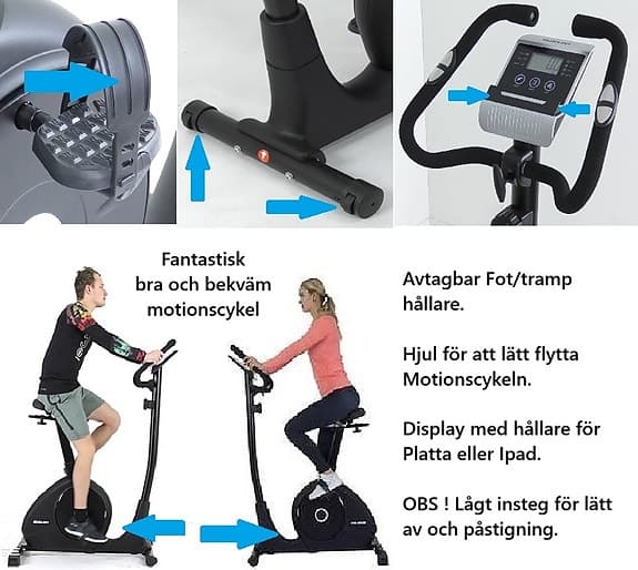 Motionscykel - Nyskick - Lågt insteg