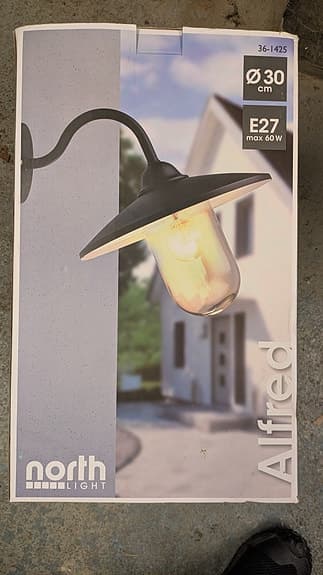 Utomhus vägglampa, Stallykta Alfredo, Northlight