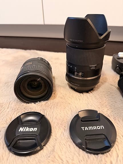 Nikon D7100 fotopaket – 2 objektiv + MB-D15 + Lowepro väska + tillbehör