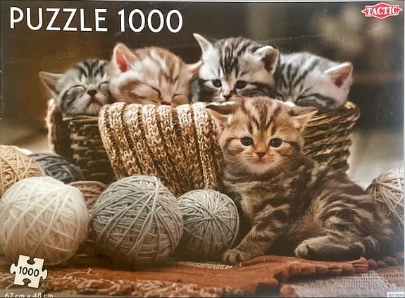 5 helt nya pussel olika motiv