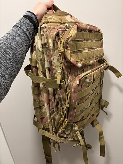 Militärryggsäck camouflagemönster taktisk ryggsäck camo