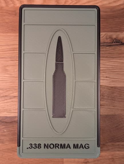 .338 Norma - ammunitionslåda x50