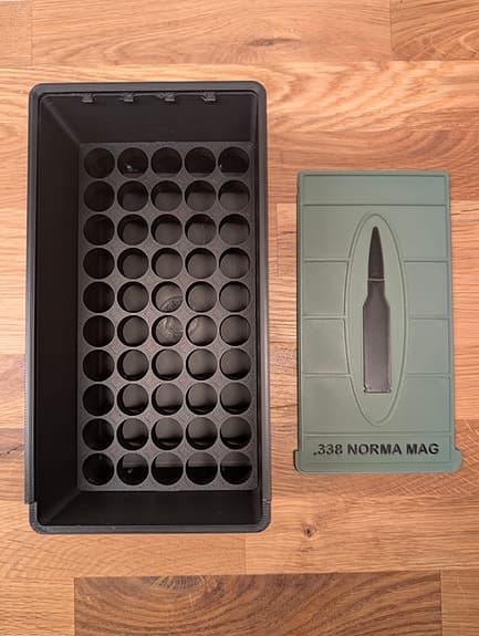 .338 Norma - ammunitionslåda x50