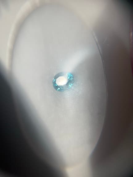 Blå Zircon 2.59 ct Cambodja