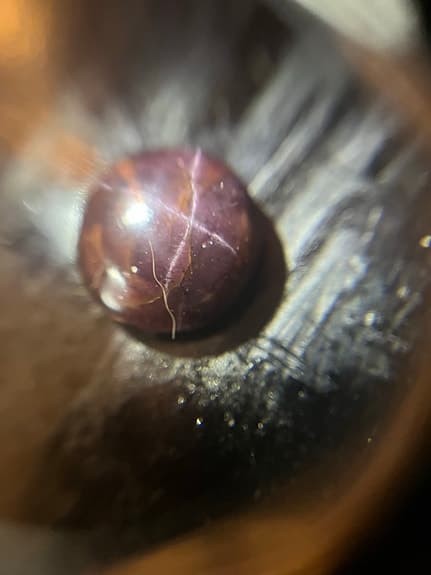 Stjärngranat 126.95 ct Indien