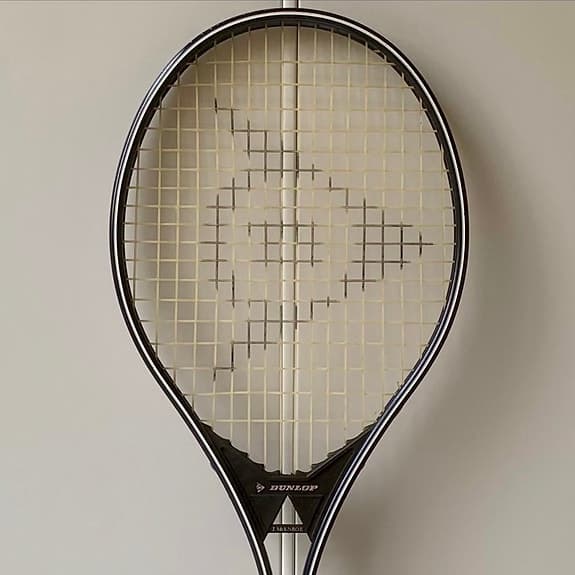 Vintage 1983 Dunlop J. McENROE tennisracket junior MKT FINT SKICK cover fodral