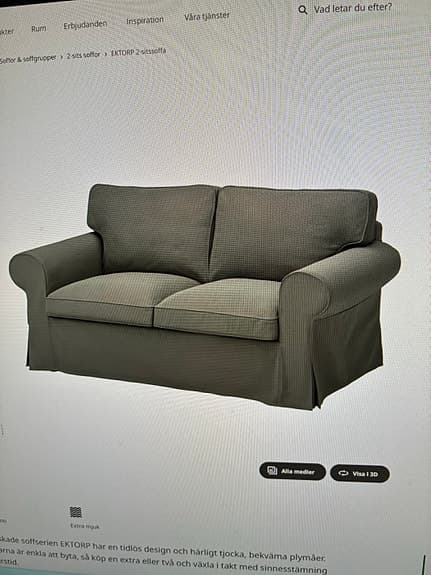 Ektorp Soffa och fåtölj