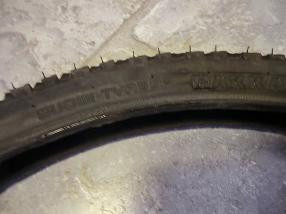 cykel däck dubbar dubbdäck vinterdäck hakkapeliitta w106 47-559 26x1,75/1,9