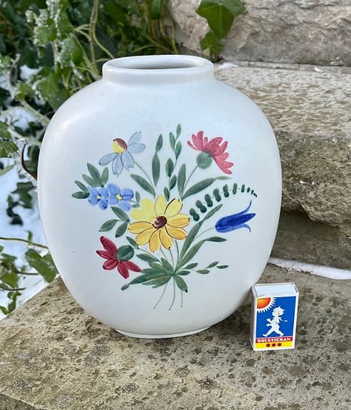 Rörstrand, Lars Thorén. Vas, Ängsblommor. Vintage.