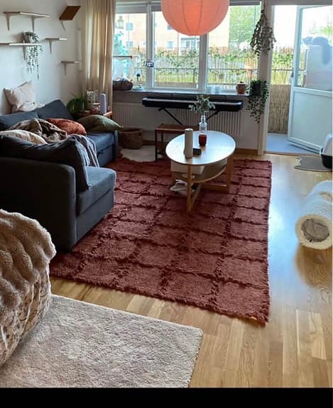 Stor bomullsmatta Jotex 200×300 cm