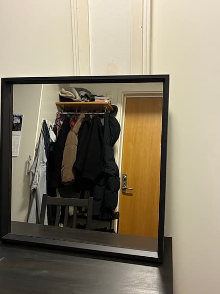IKEA Spegel Svart ram