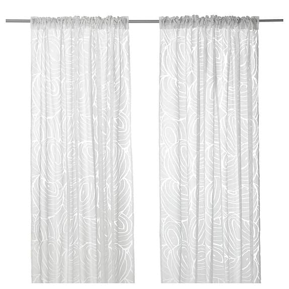 4st oanvända gardinlängder