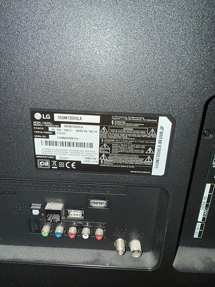 LG 55” Smart TV 4K UHD – som ny, knappt använd. BUD MOTTAGES