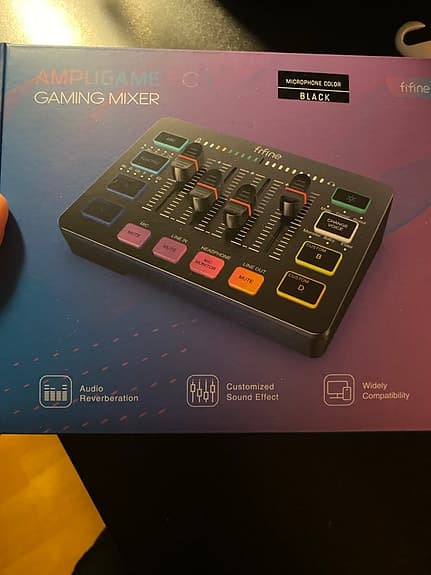 Fifine Ampligame SC3 Gaming USB Mixer