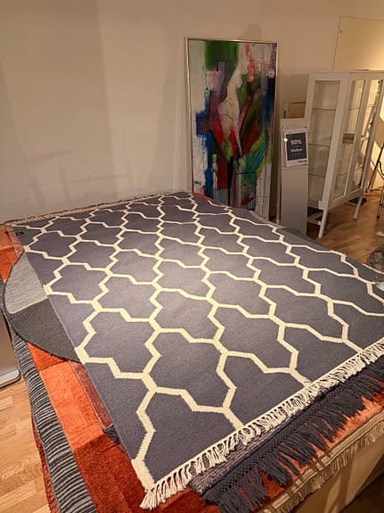 Ny Tangier matta grå 140x200 cm från Classic Collection