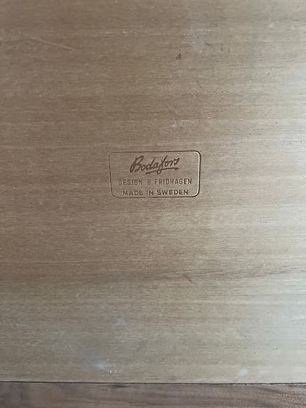 Soffbord/sidobord i teak- Bodafors , Bertil fridhagen