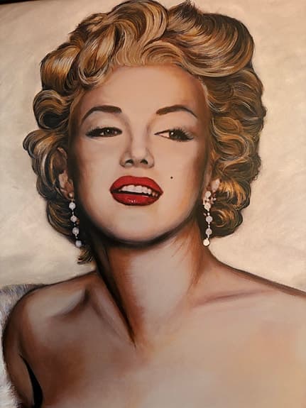 Marilyn Monroe tavla glamour