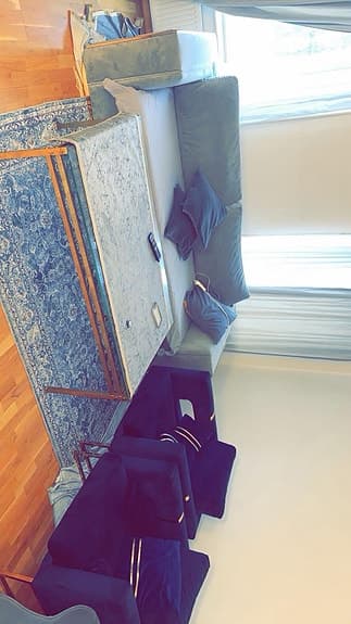 &Tradition Aage Petersen Soffa Mörkblå Sammet