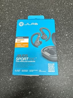 JLab JBuds Sport ANC 4 True Wireless Earbuds, Graphite