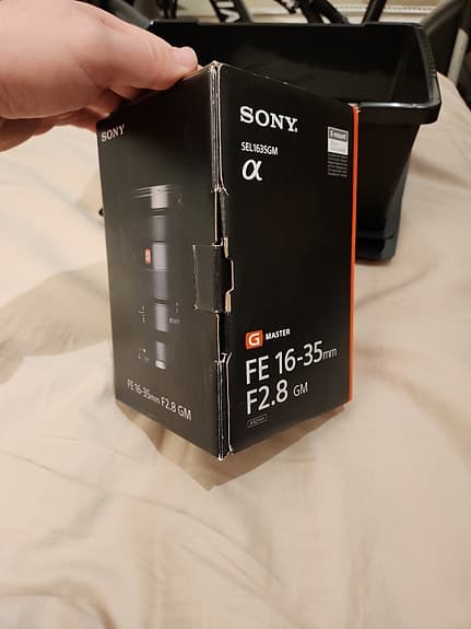 Sony 16-35mm F2.8 GM Oanvänd.