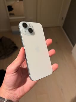 Apple iPhone 15 Mobiltelefon 128 GB Ljusblå