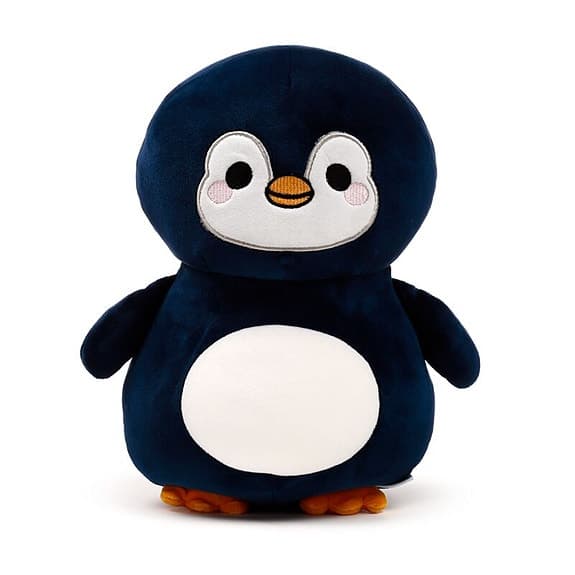 Swapseazzz Adoramals Ocean Pingvin – 2-i-1 Plysch Resekudde & Leksak