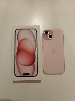 Apple iPhone 15 mobiltelefon 128 GB rosa