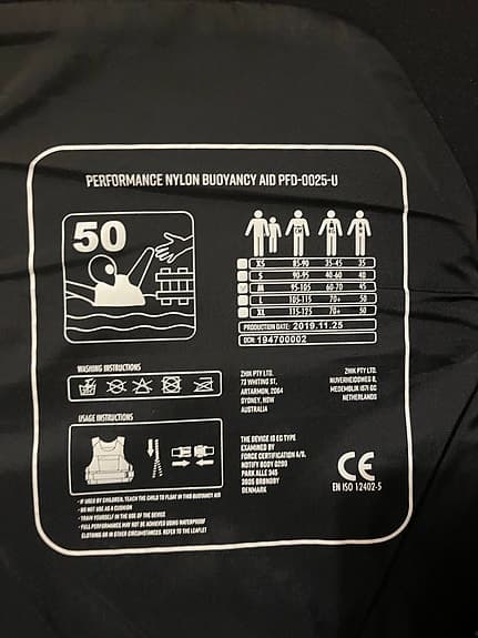 Zhik flytväst storlek M