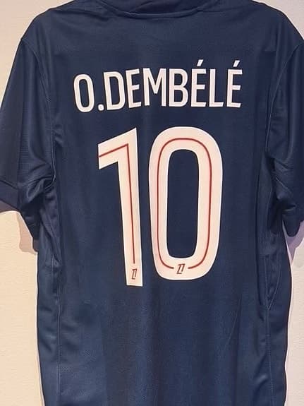 Nike Paris Saint-Germain O.Dembélé Fotbollströja Blå