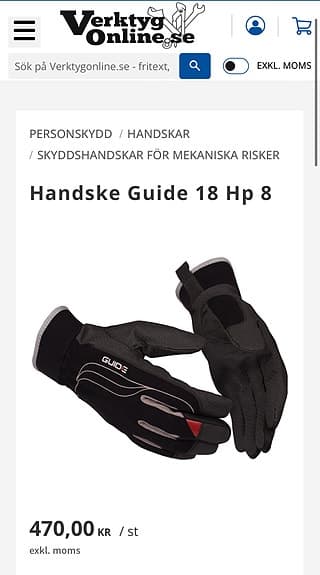 Arbetshandskar kvalité