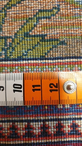 Antik handgjord Kashan-matta