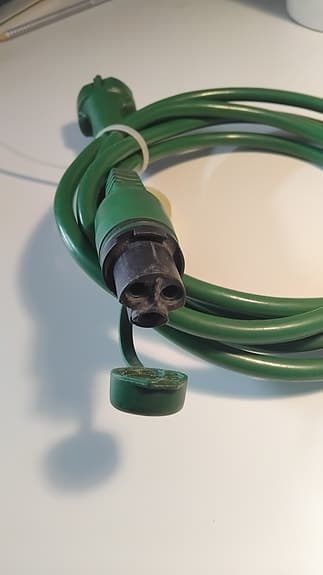 2.5 Meter DEFA Anslutningskabel motorvärmare , motorvärmarkabel