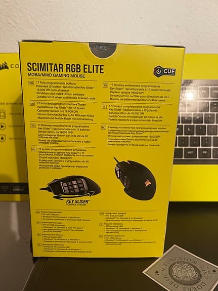 Corsair K55 Core RGB Gamingtangentbord och Scimitar RGB Elite Gamingmus