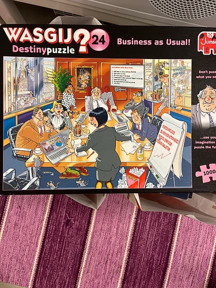 7 olika pussel mellan 500-1000 bitar.