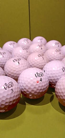 Golfbollar Vice-pro 22 st innan säsongs REA absolut a klass