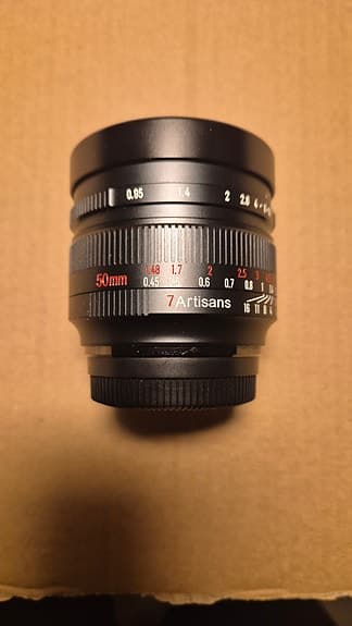 7ARTISANS 50mm f/0,95 Mf fuji X