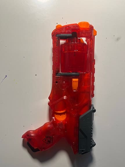 Nerf leksakspistol röd