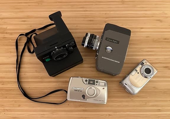 Diverse Kameror - Canon, Olympus, Polaroid
