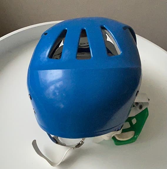 Retro blå JOFA VM hjälm -60tal