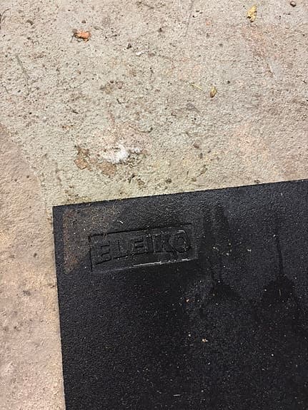 Eleiko Träningsmatta Svart